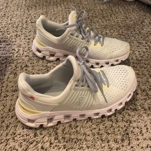 White on cloud sneakers size 8!
